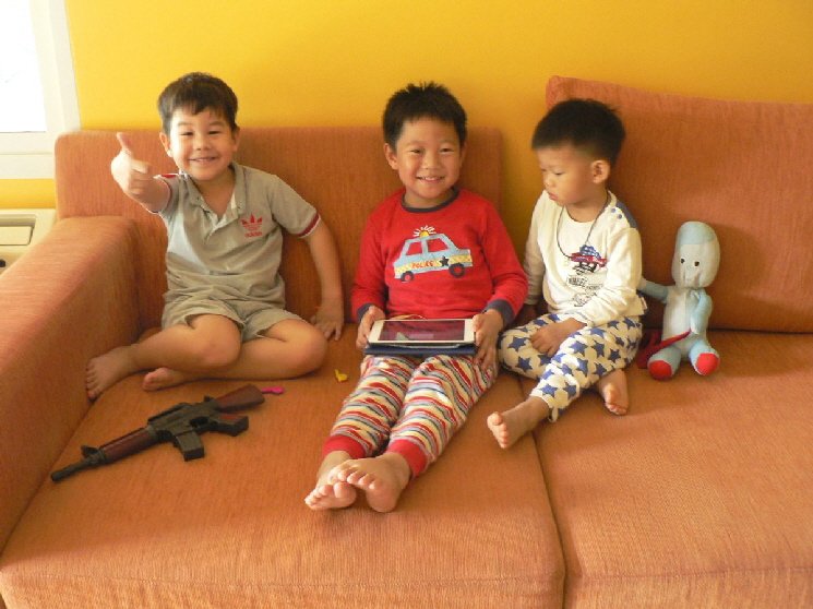 Thomas left with his friends
